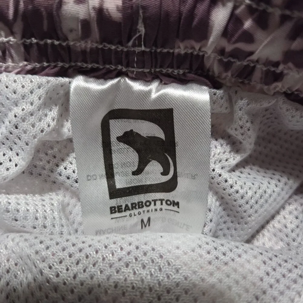 Bearbottom Shorts Mens Medium Print Swim Trunks 5.5